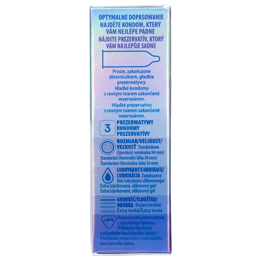 Durex Invisible Extra Lubricated Condoms - 3 pieces