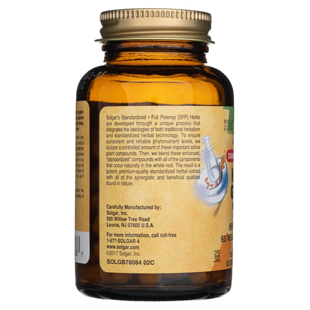 Solgar SFP Korean Ginseng Root Extract - 60 Veg Capsules
