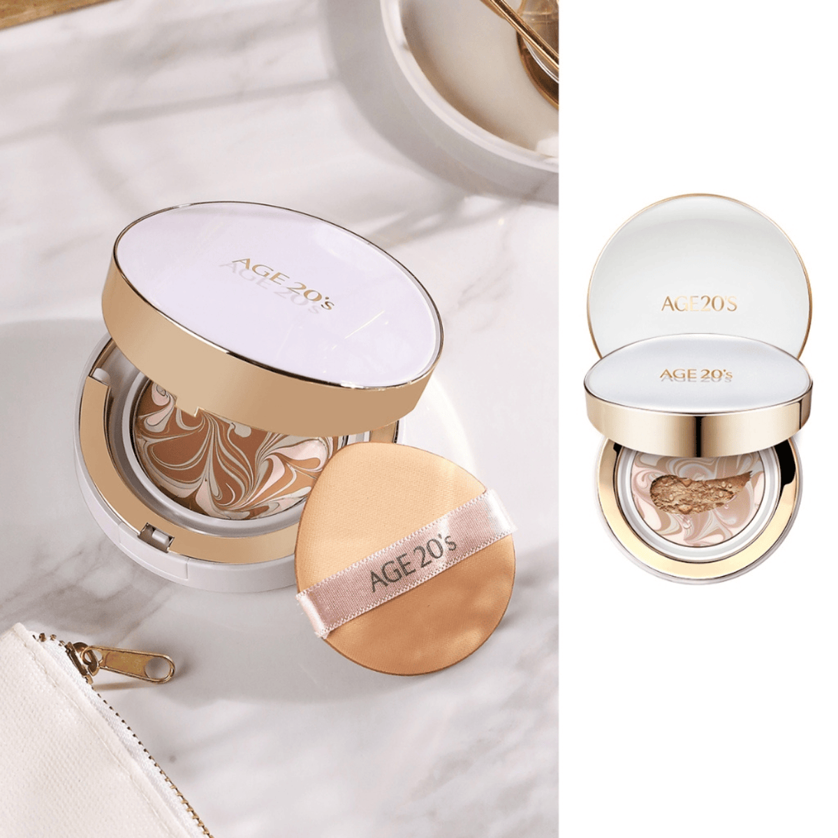 Age 20's Makeup Compact Shade 13 Ivory with SPF50+ Sunscreen