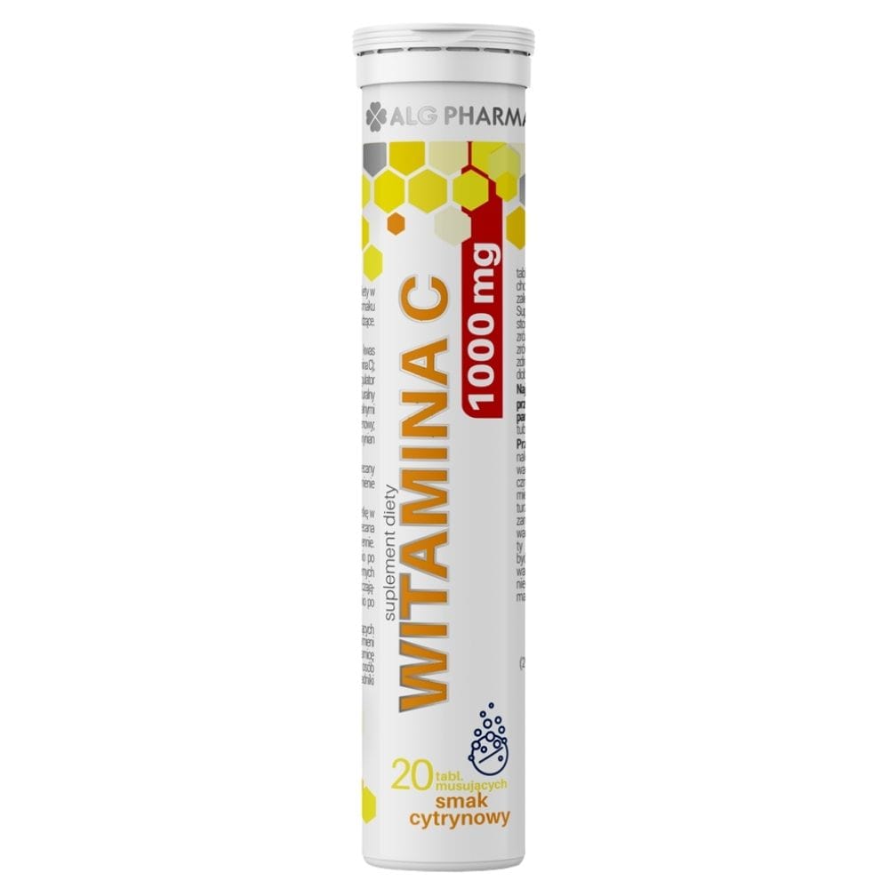 ALG Pharma Vitamin C 1000 mg, Lemon - 20 Effervescent Tablets