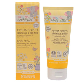 Anthyllis Baby Body Cream Moisturising & Soothing Chamomile & Rice - 100 ml