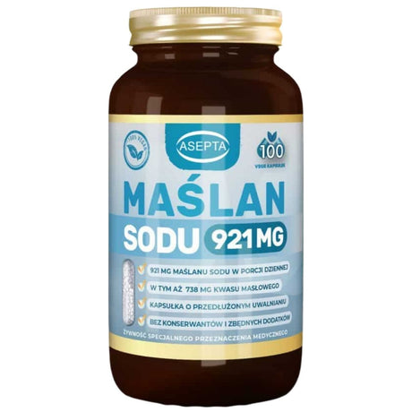 Asepta Sodium Butyrate 921 mg - 100 Capsules