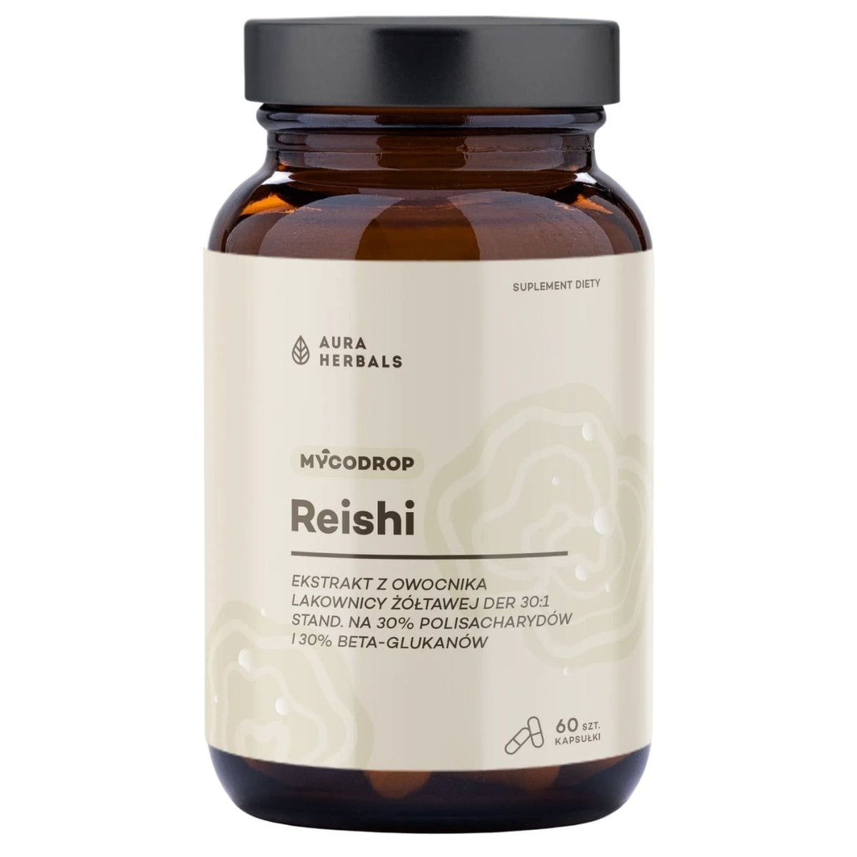 Aura Herbals Mycodrop Reishi 30:1 – 60 Capsules