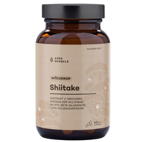 Aura Herbals Mycodrop Shiitake 30:1 - 60 Capsules