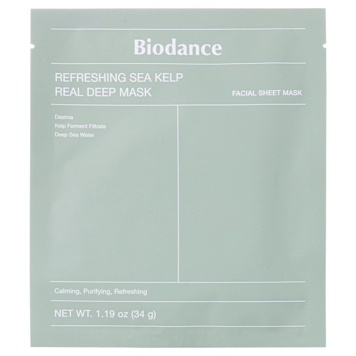 Biodance Refreshing Sea Kelp Real Deep Mask - 1 Piece