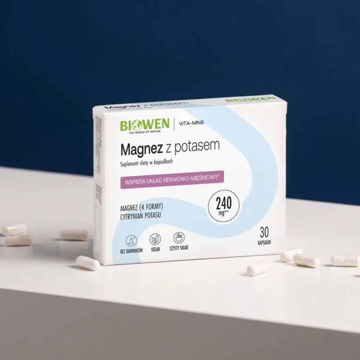 Biowen Magnesium with Potassium - 30 Capsules