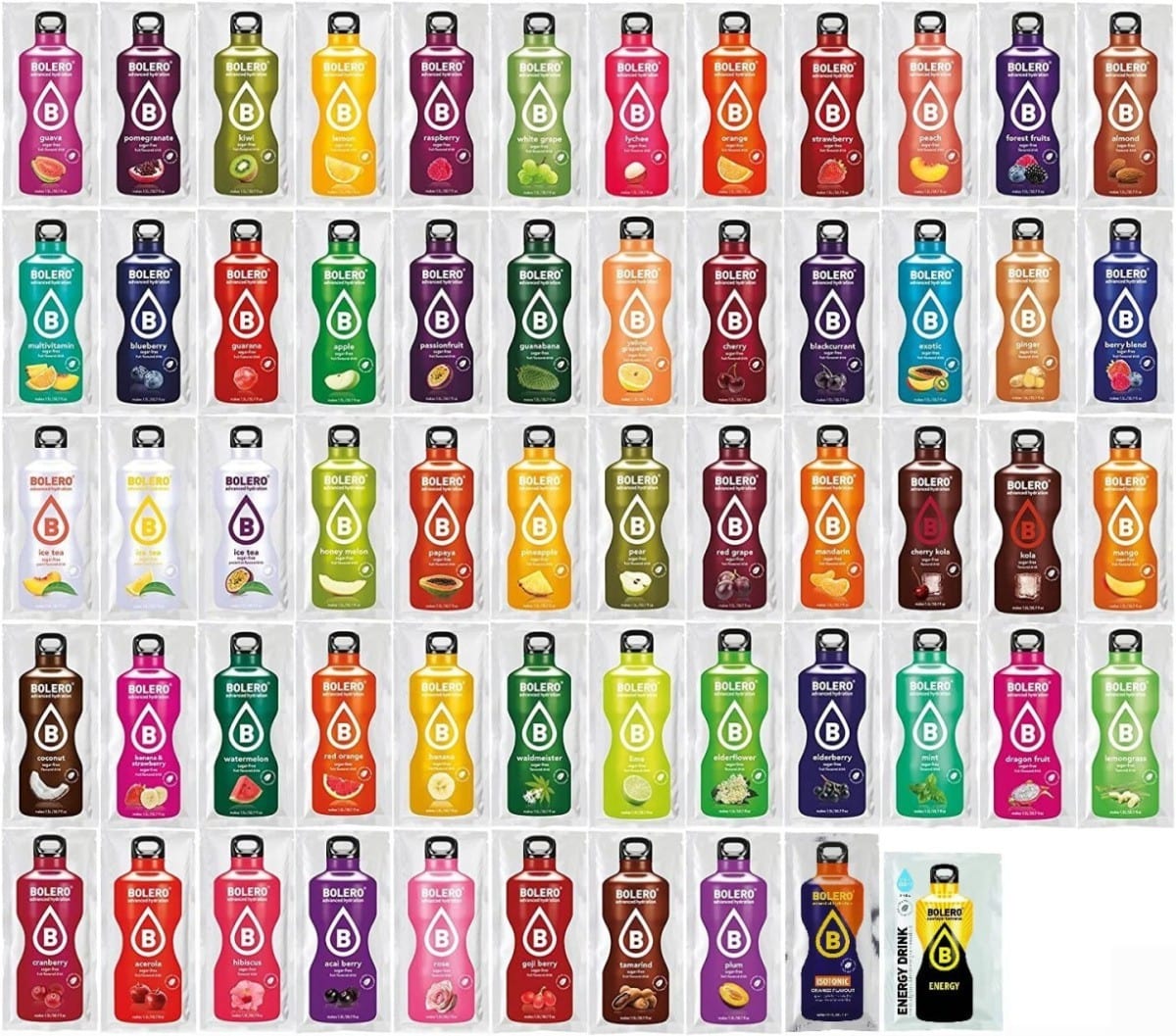 Bolero Instant Drink Mix Sachets - 9 g 58 Sachets