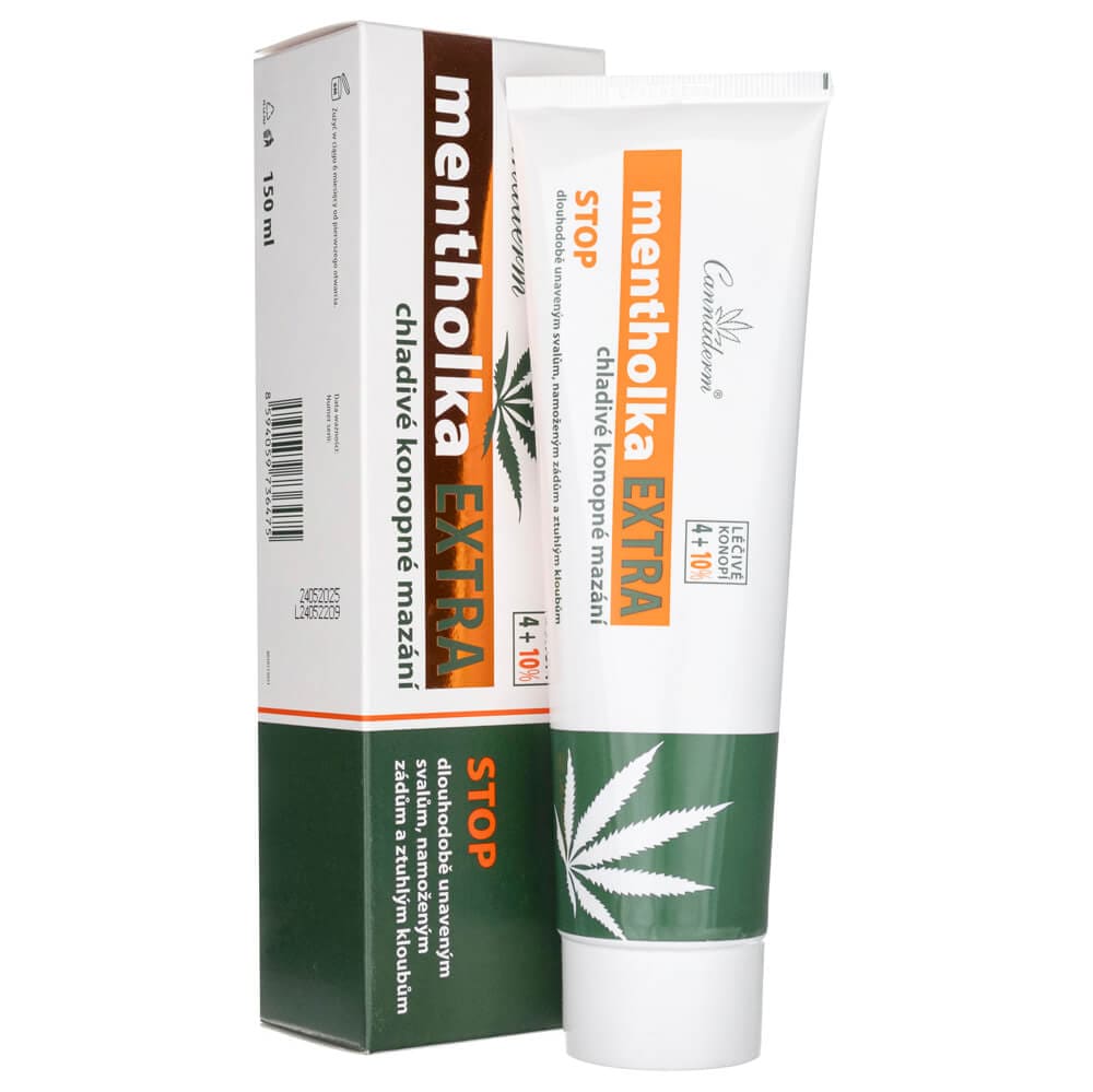 Cannaderm Mentholka EXTRA Cooling Gel for Muscle and Joint Pain - 150 ml