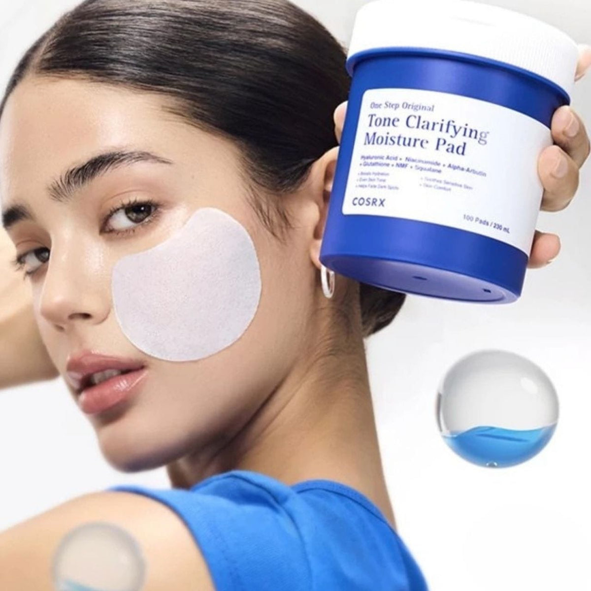 COSRX One Step Original Tone Clarifying Moisture Pad - 100 Pads