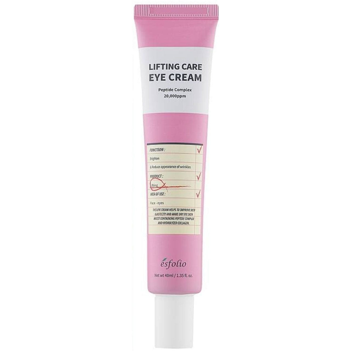 Esfolio Lifting Care Eye Cream - 40 ml