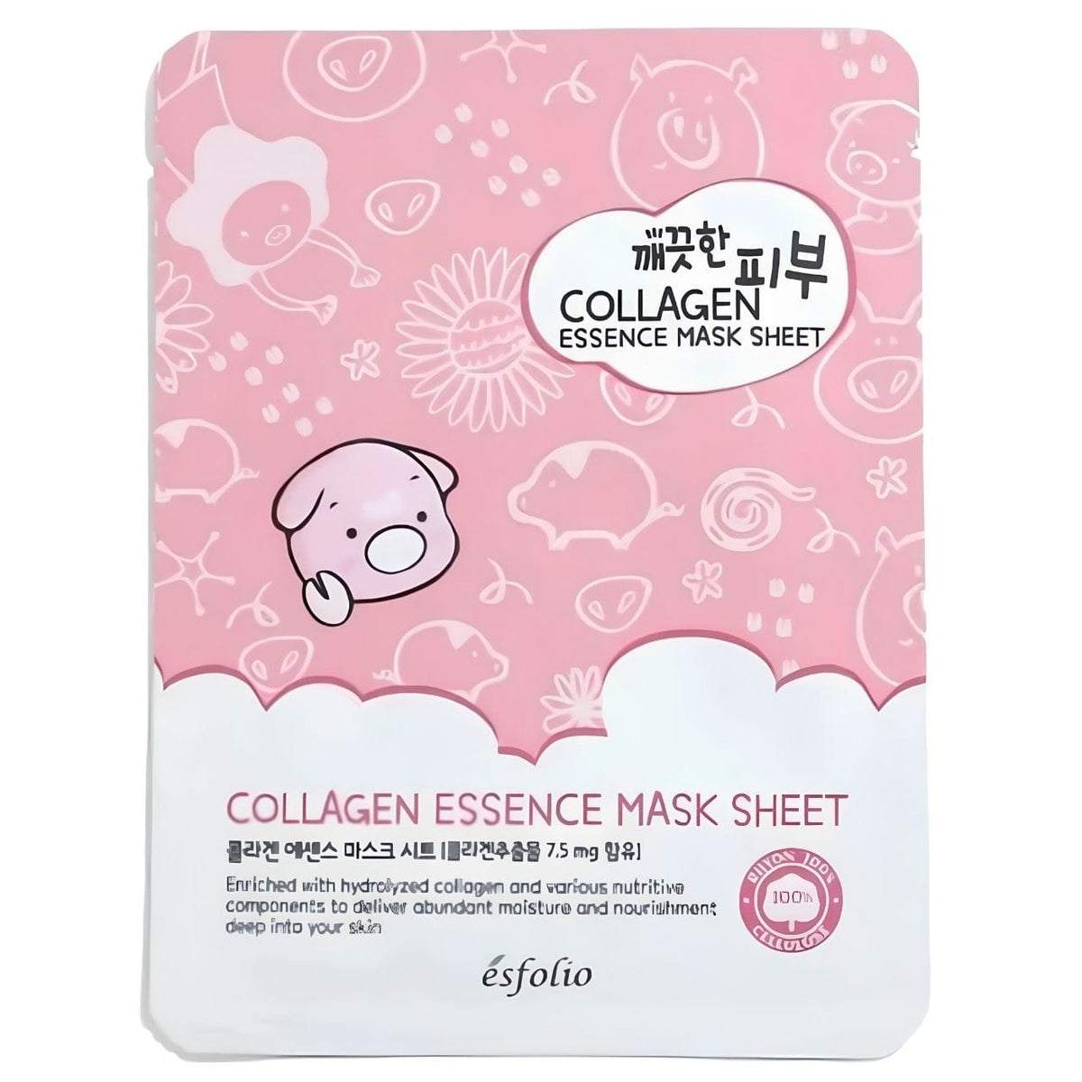 Esfolio Pure Skin Collagen Essence Mask Sheet - 1 Sheet