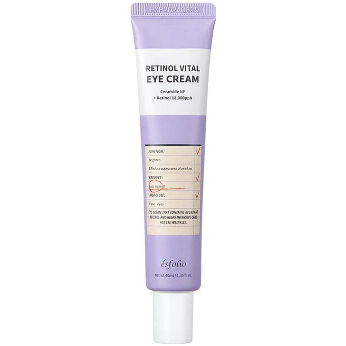 Esfolio Retinol Vital Eye Cream - 40 ml
