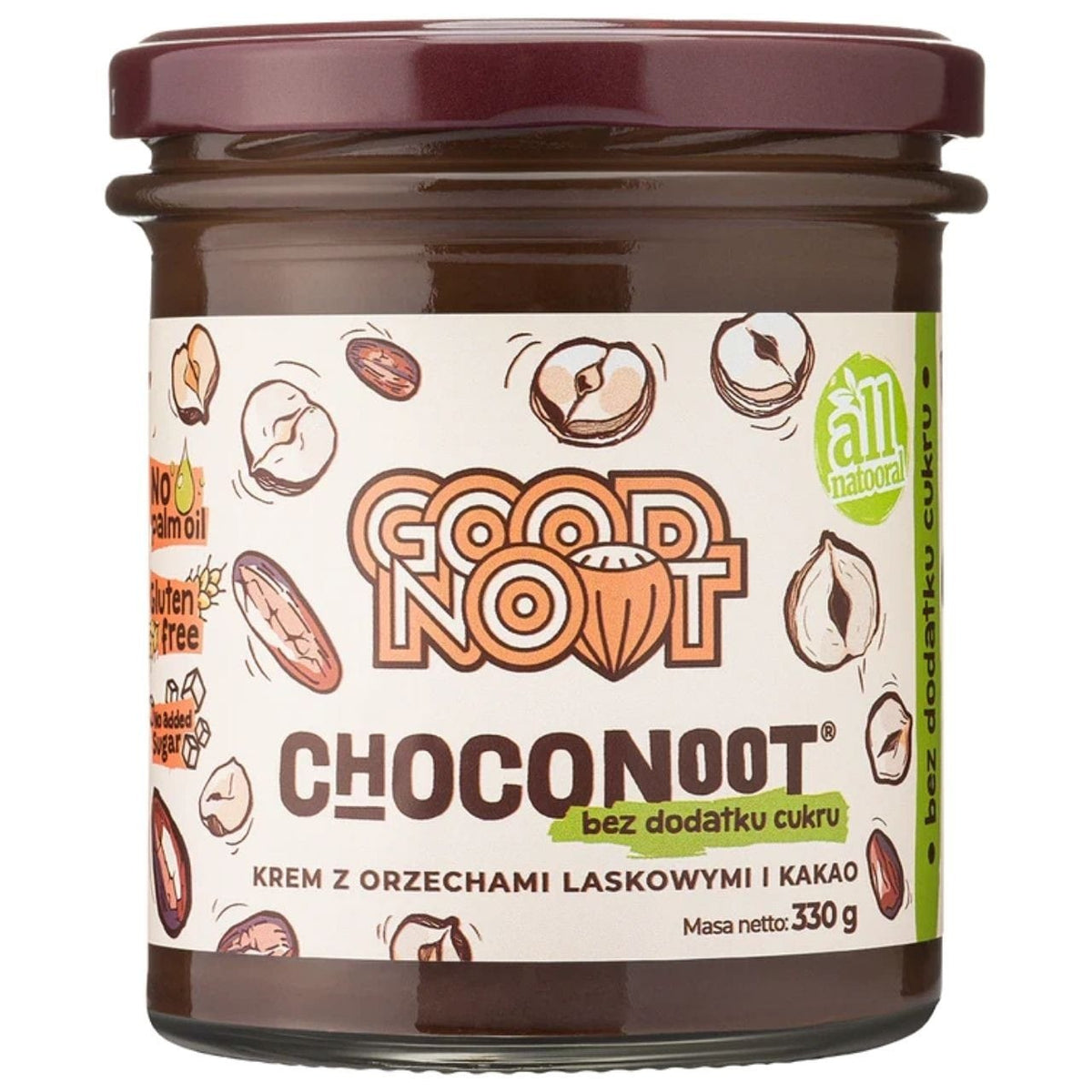 Good Noot ChocoNoot Hazelnut & Cocoa Cream - 330 g