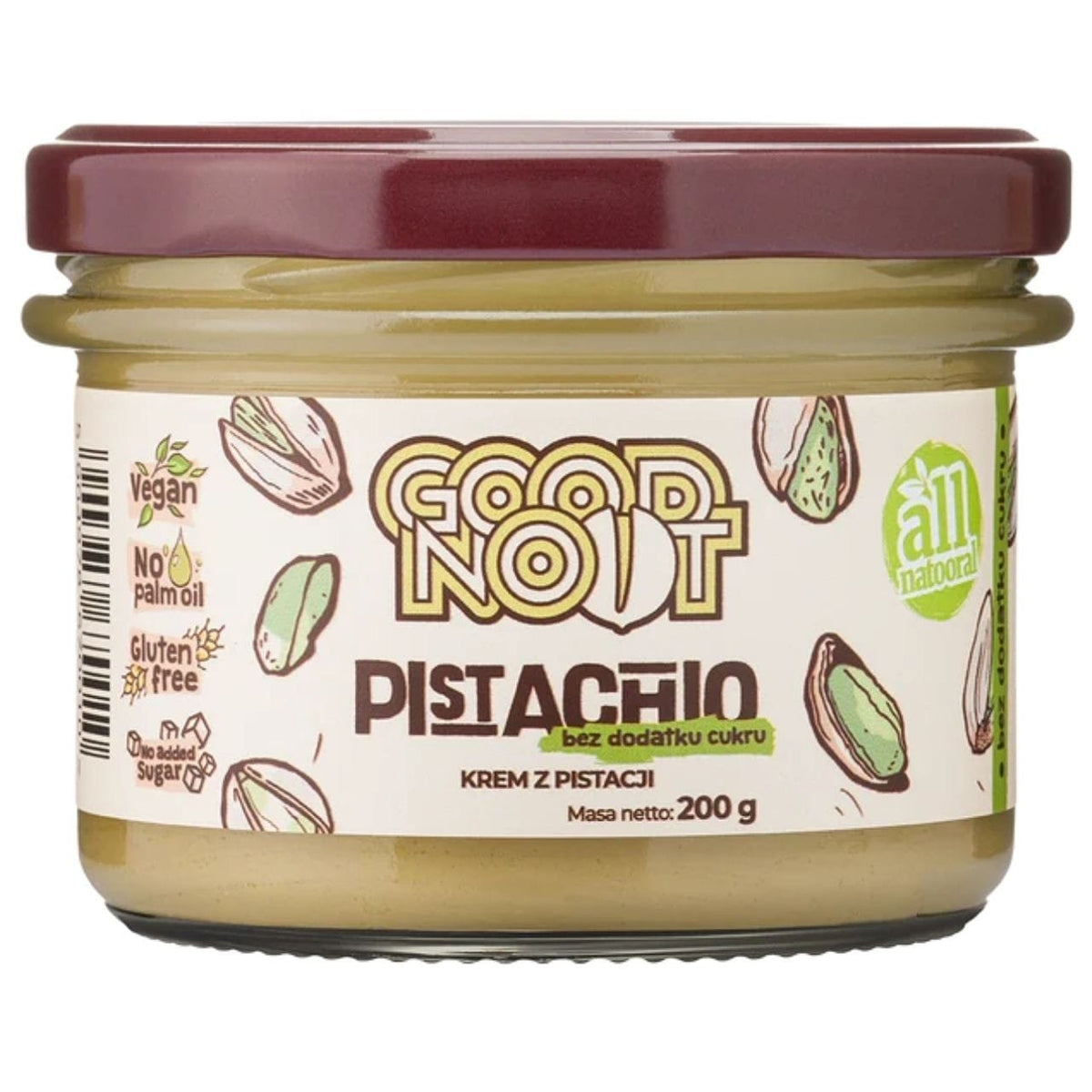 Good Noot Pistachio Cream No Added Sugar - 200 g