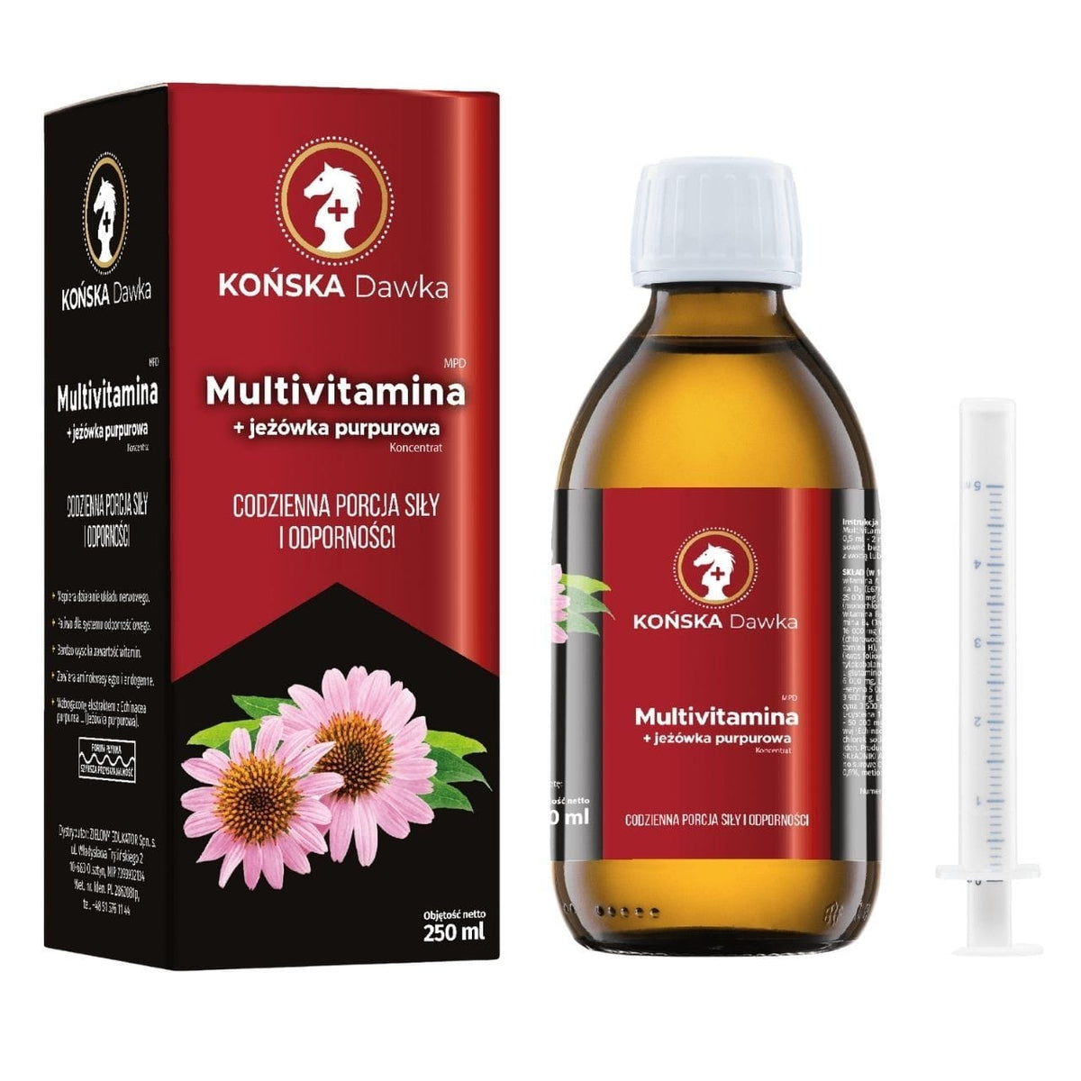 Końska Dawka Multivitamin + Echinacea - 125 ml