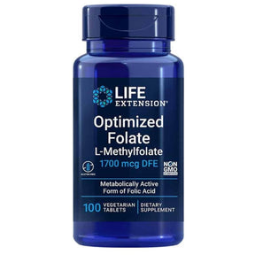Life Extension Enhanced Optimized Folate 1700 mcg - 100 Tablets