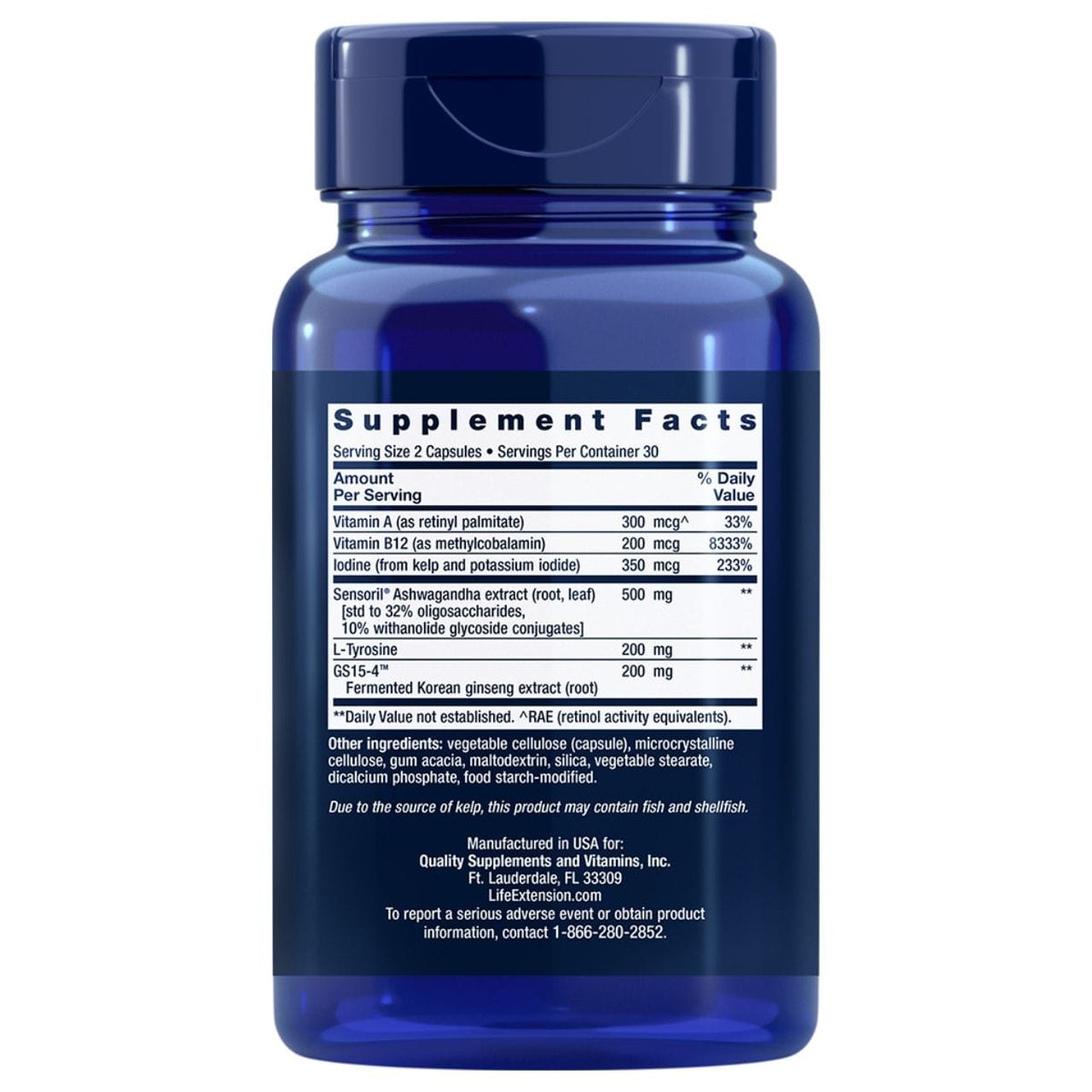 Life Extension Thyroid Support Complex - 60 Capsules
