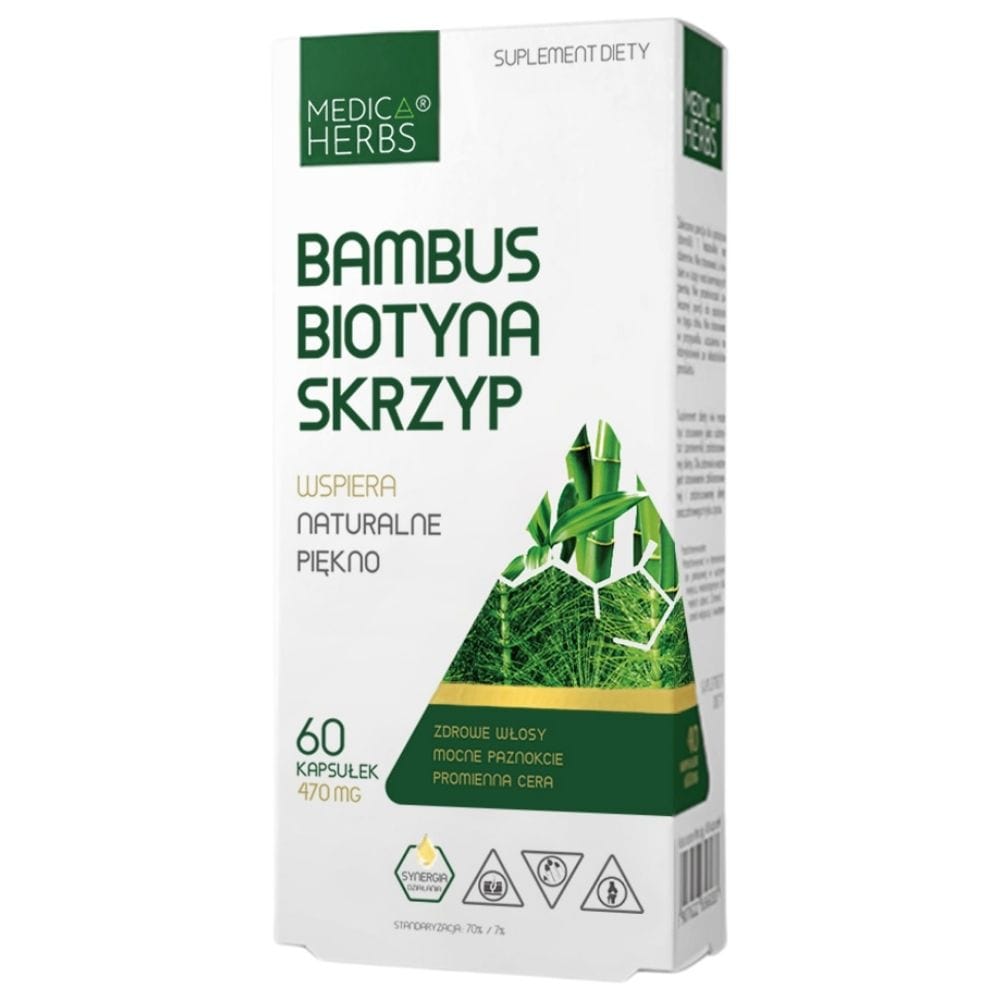 Medica Herbs Bamboo Biotin Horsetail - 60 Capsules