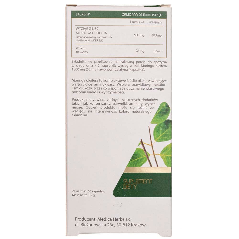 Medica Herbs Moringa 620 mg - 60 Capsules