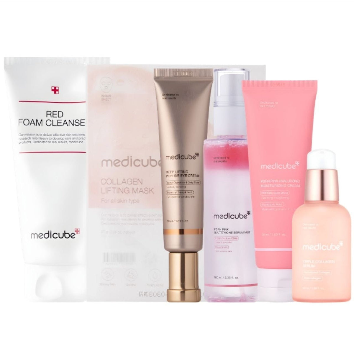 Medicube Complete Skincare Routine Set - 6 Products