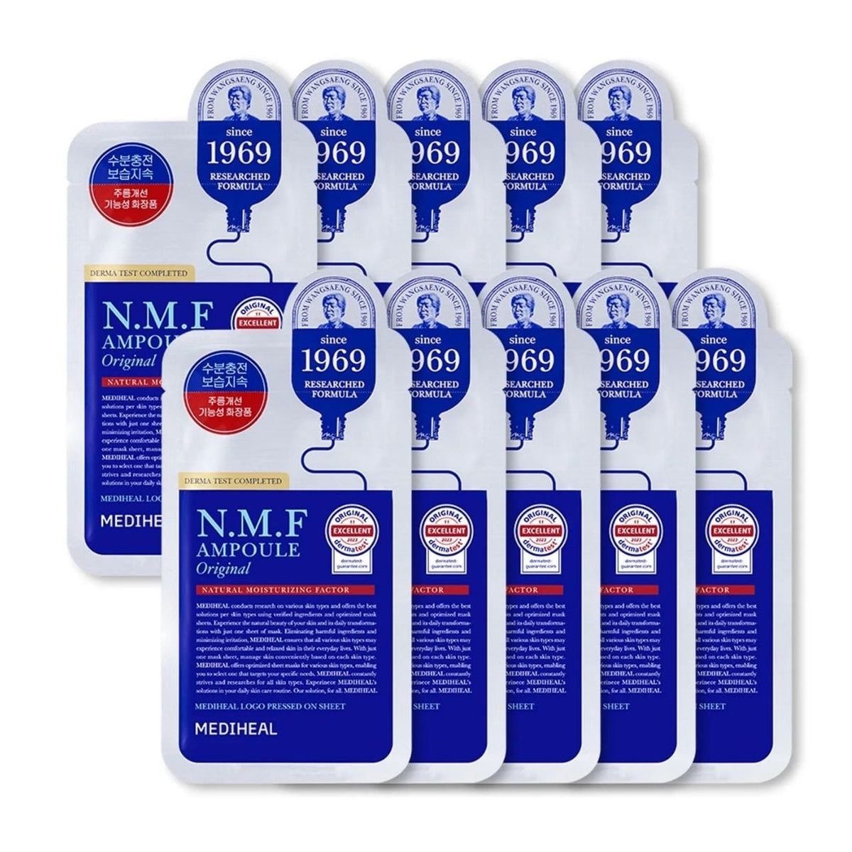 Mediheal The N.M.F Ampoule Mask Hydrating - 10 Sheets