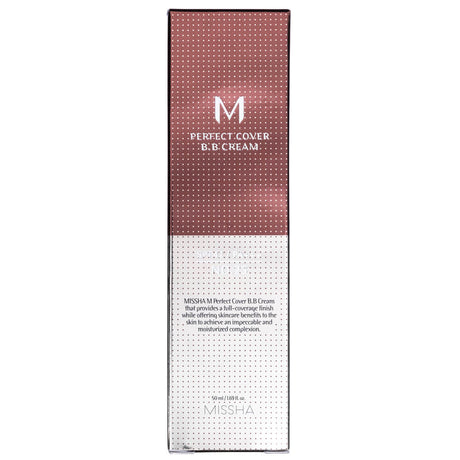 Missha M Perfect Cover B.B Cream SPF 42 PA+++ NO.23 Natural Beige - 50 ml