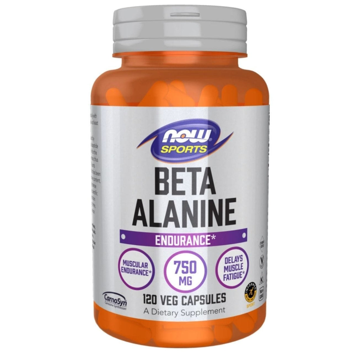NOW Foods Beta-Alanine 750 mg - 120 Capsules