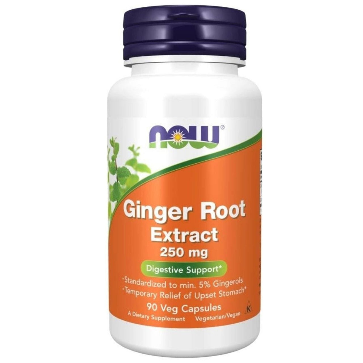 NOW Foods Ginger Extract 250 mg - 90 Capsules