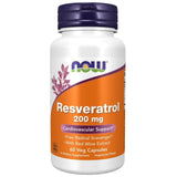 Now Foods Resveratrol 200 mg - 60 Veg Capsules