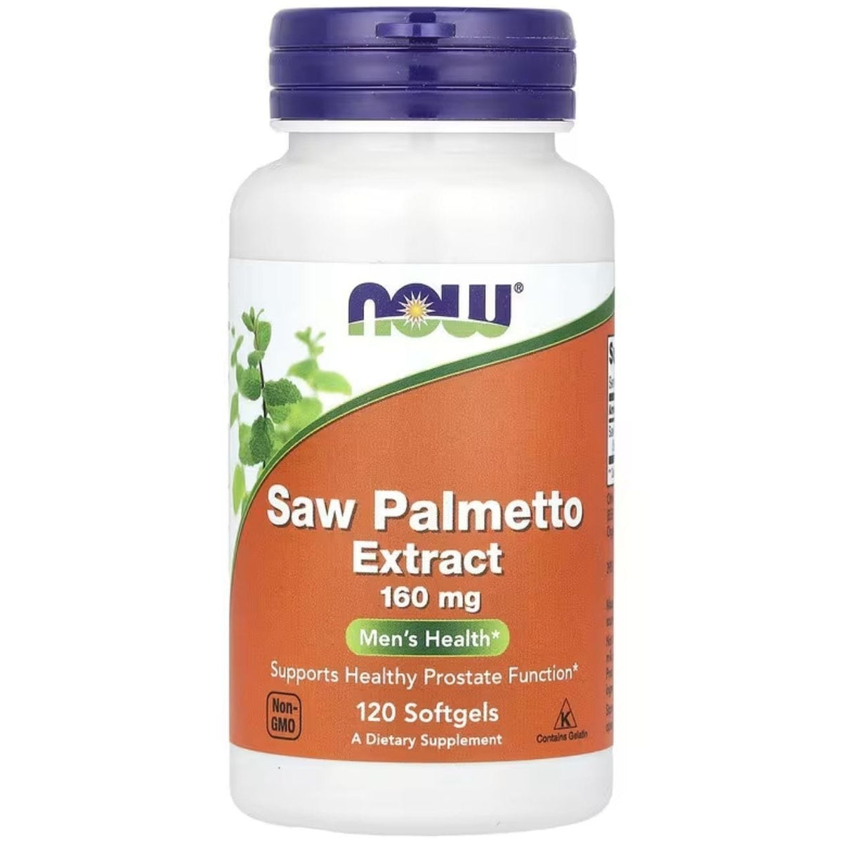 NOW Foods Saw Palmetto Berry Extract - 120 Softgels