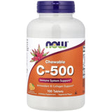 Now Foods Vitamin C-500 Orange Chewable - 100 Tablets