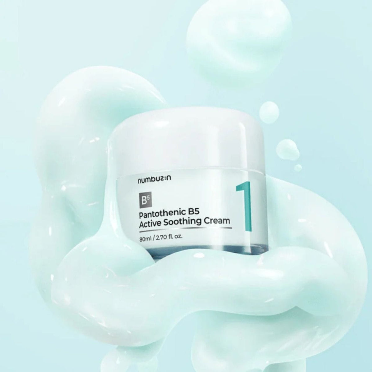 Numbuzin No.1 Pantothenic B5 Active Soothing Face Cream - 80 ml