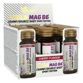 Olimp Chela-Mag B6 Shot Sport Edition, Cherry - 25 x 20 ml