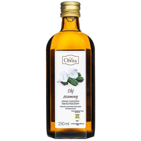 Olvita Cold-Pressed Sesame Oil Unpurified - 250 ml