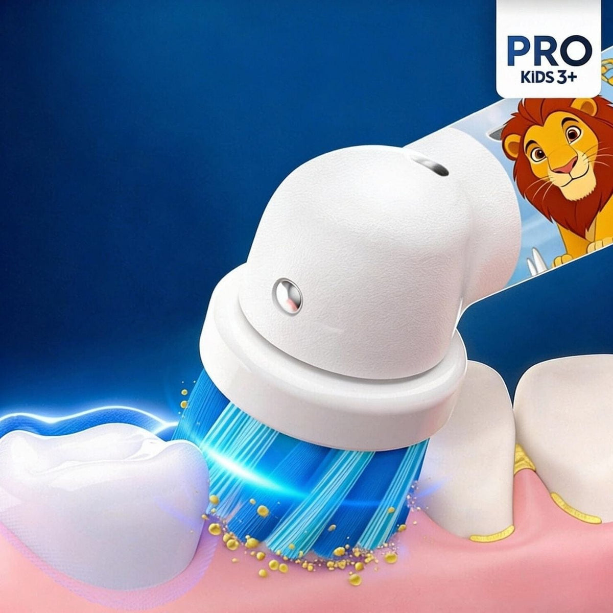 Oral-B Heads Electric Toothbrush Heads, Lion King - 4 Pieces