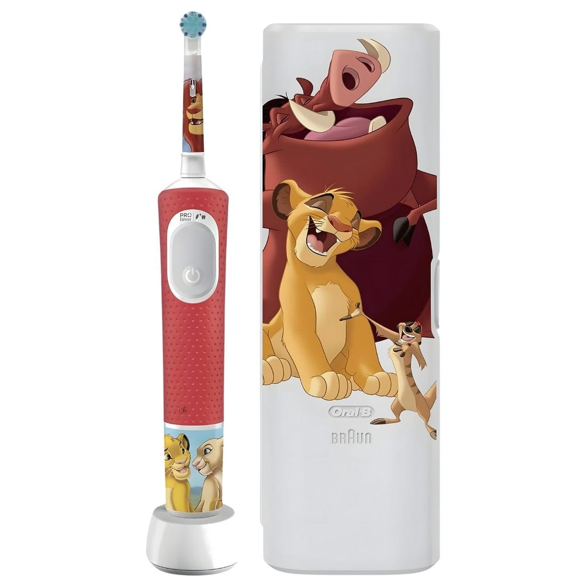Oral-B Vitality Pro Electric Toothbrush with Case + Brush Head - Lion King