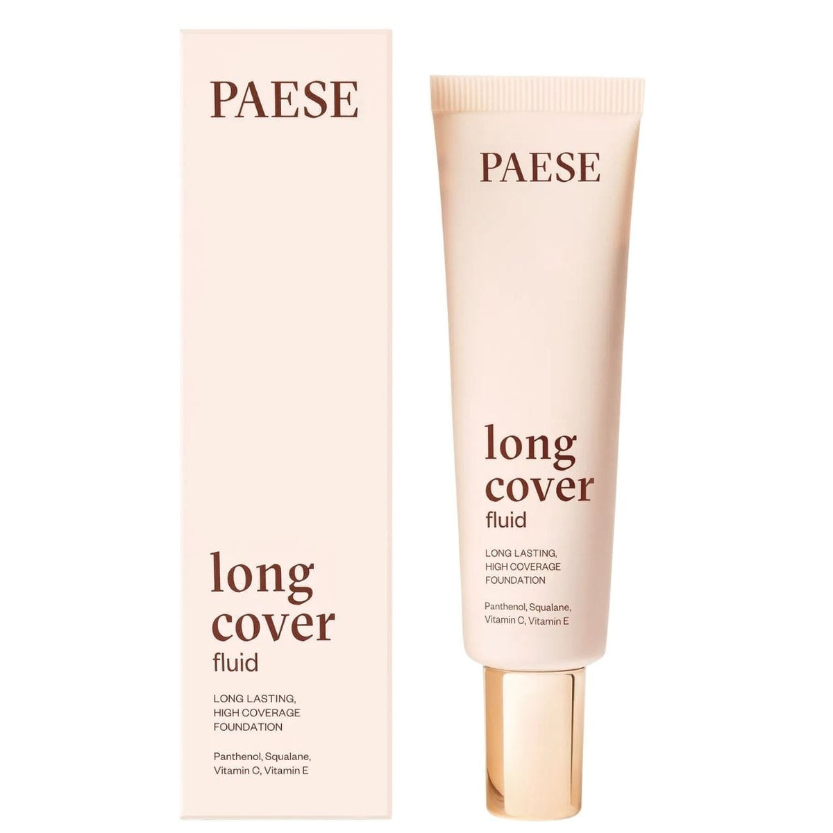 Paese Long Cover Fluid Foundation, Shade 01 - 30 ml