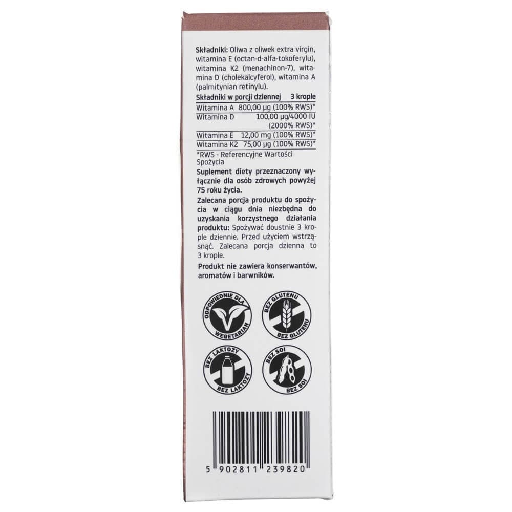 PharmoVit ADEK-Vit Oil Active, Vitamins in Drops - 30 ml