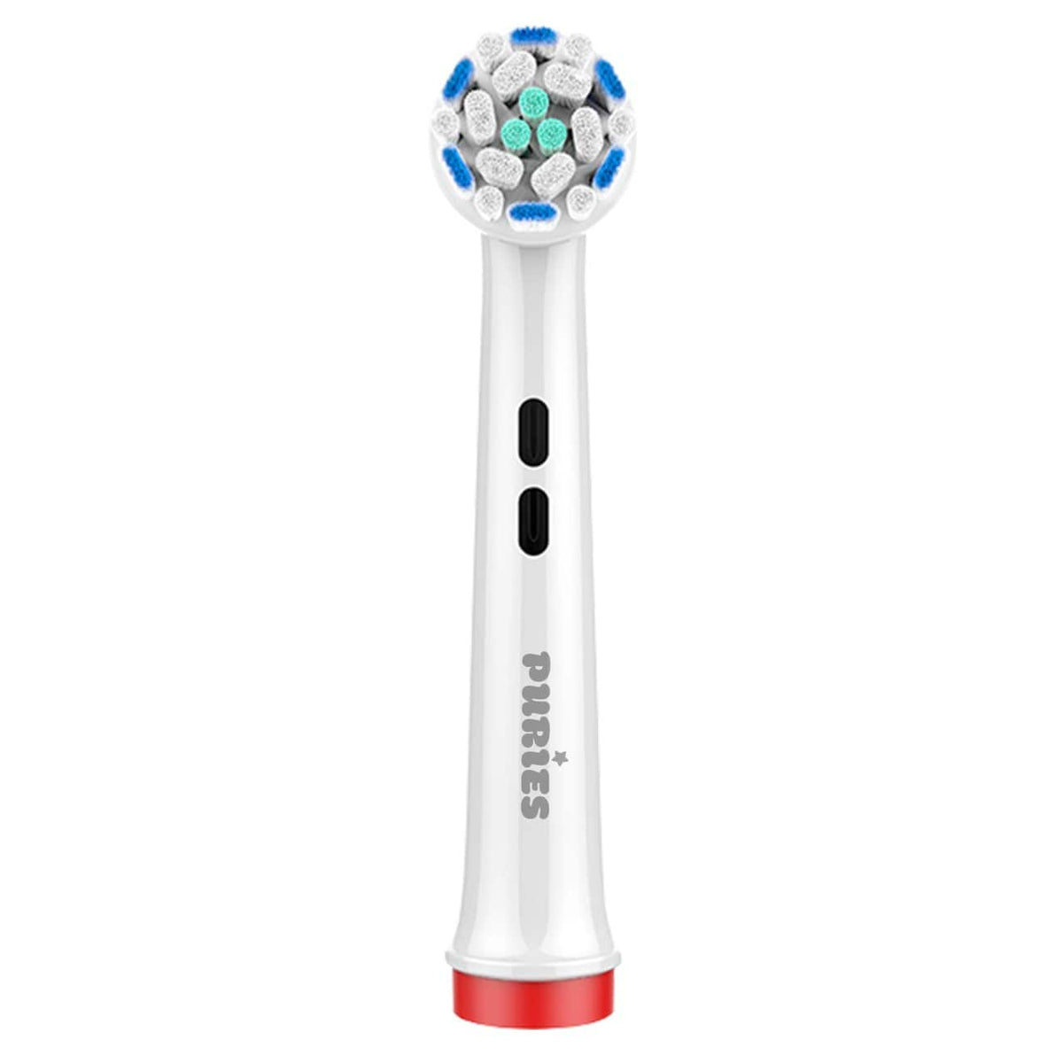 Puries Silk Electric Toothbrush Heads for Oral-B - 4 Pieces