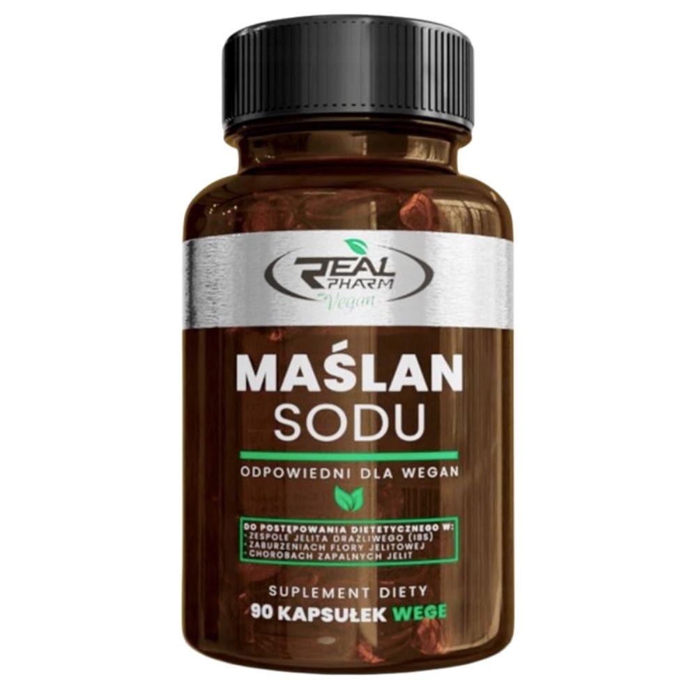 Real Pharm Sodium Butyrate 600 mg - 90 Capsules