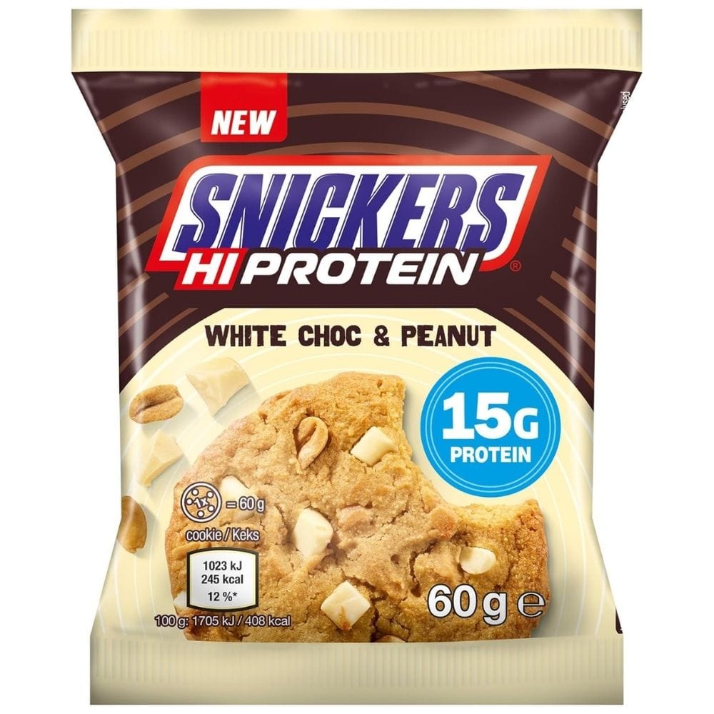 Snickers Hi Protein Cookie, White Chocolate & Peanuts - 60 g