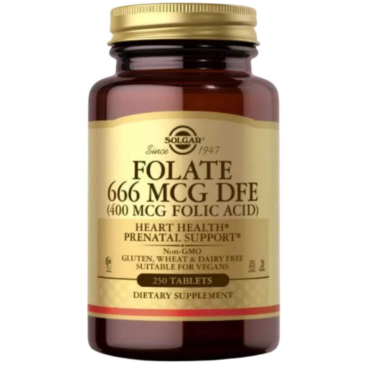 Solgar Folacin 400 mcg (Folic acid) - 250 Tablets