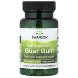 Swanson Full Spectrum Guar Gum 400 mg - 60 Capsules