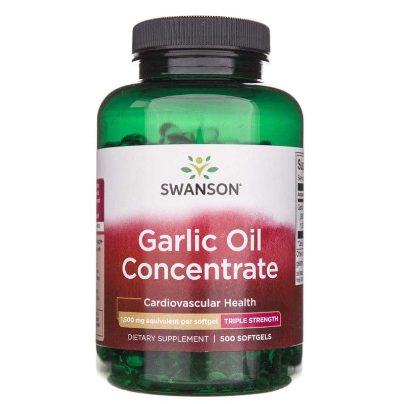 Swanson Garlic Oil 1500 mg - 500 Capsules
