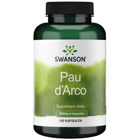 Swanson Pau d'Arco 500 mg - 100 Capsules