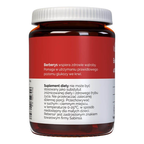 Vitaler's Berberine (Barberry) 400 mg - 60 Capsules