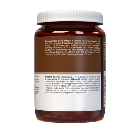 Vitaler's Chaga Mushroom 500 mg - 60 Capsules