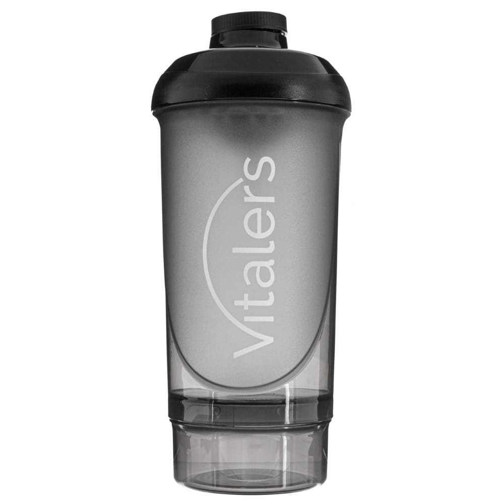 Vitaler's Shaker with Strainer, Black - 500 ml + 150 ml