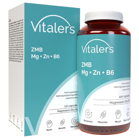 Vitaler's ZMB Mg + Zn + B6 - 120 Capsules