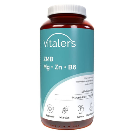 Vitaler's ZMB Mg + Zn + B6 - 120 Capsules